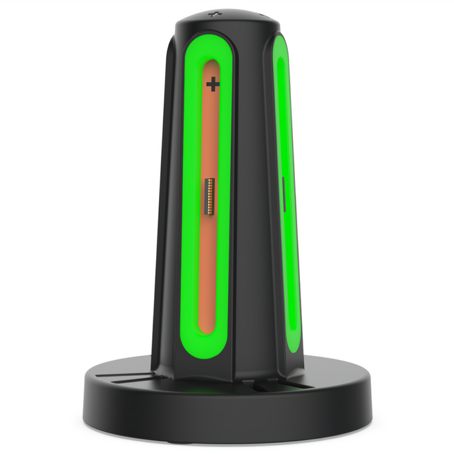 DOBE Switch2圓形四充 + 卡帶收納, 1個, 黑色, TNS-3172