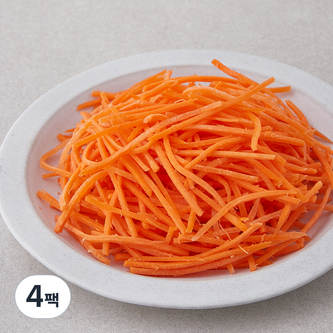 중국산 당근채, 4팩