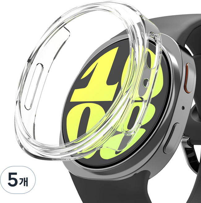 아라리 누킨 투명 PC 케이스, 클리어, 5개