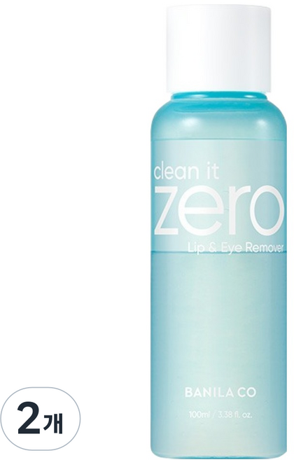 바닐라코 립 앤 아이 리무버 클리어, 100ml, 2개