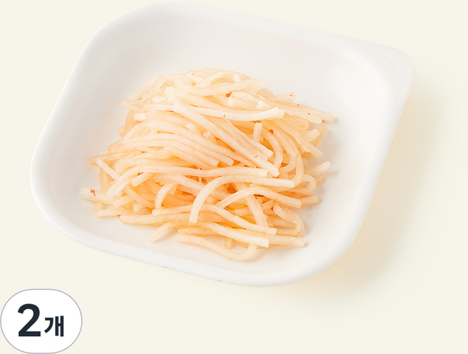 킨더가든 우리아이 무생채, 100g, 2개