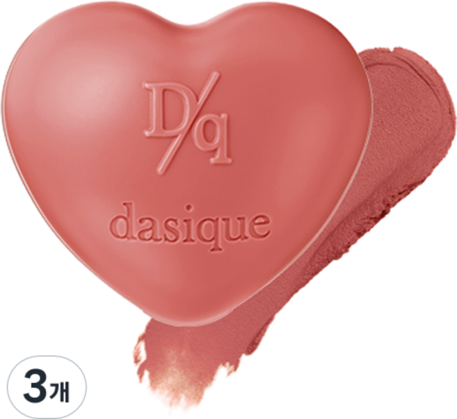 데이지크 수플레 컬러 팟 멀티 밤 6.5g, 21 로즈 티라미수, 3개