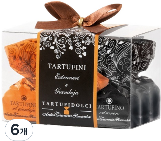 Antica Torroneria Piemontese Piemontese Dolce Combinazioni 松露巧克力 特黑 5入 + Zanduia 4入 組合 63g, 6個