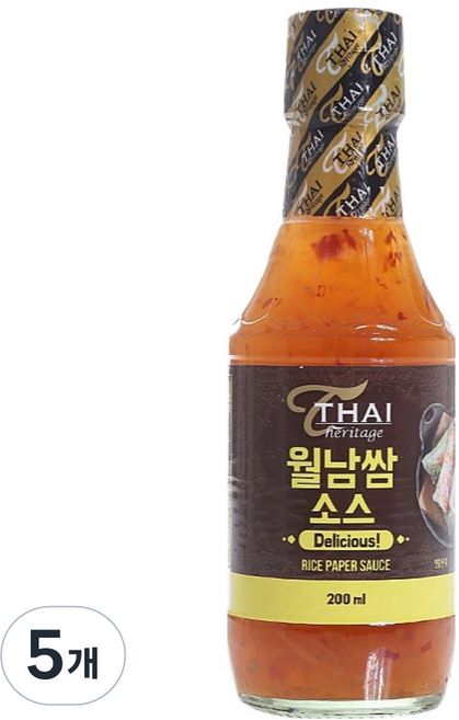 타이헤리티지 월남쌈 소스, 200ml, 5개