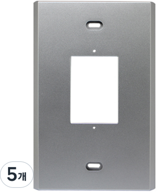 드림록 비디오폰 외부 카메라 초인종 마감판 실버, 5개