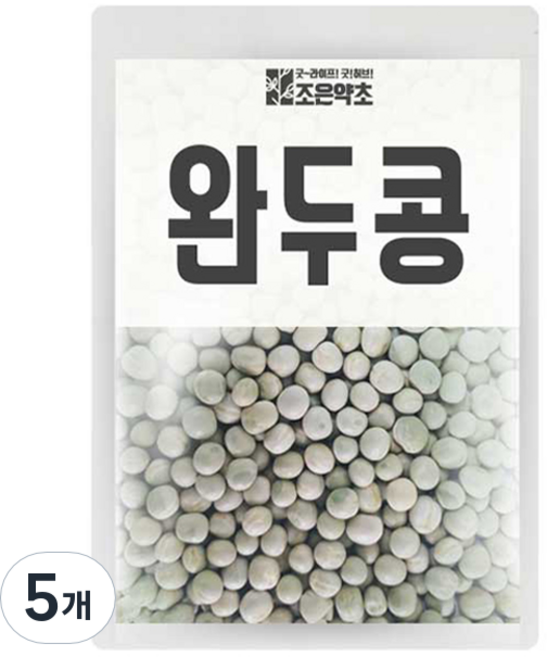 조은약초 완두콩, 1kg, 5개