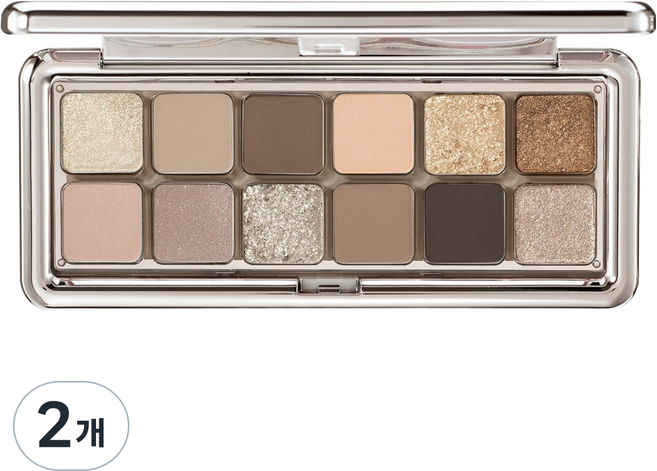 3CE 뉴테이크 아이 섀도우 팔레트, RAW NEUTRALS, 2개