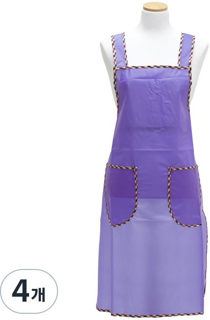 로사홈 우레탄 앞치마 중, 4개