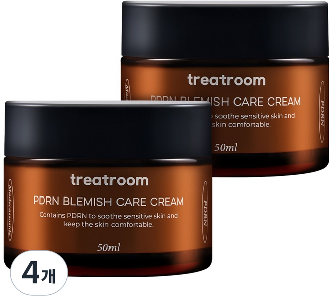 treatroom PDRN 抗瑕疵護理霜, 4個, 50ml
