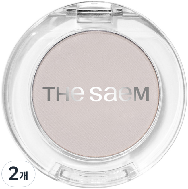 THe SaeM 得鮮 泉水單色眼影霧面盤, WH02 膚色感香草, 2個