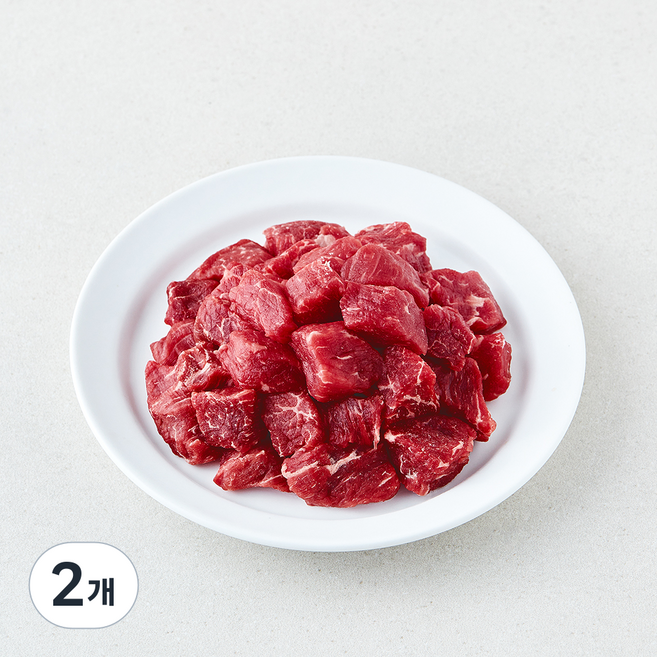 호주산 와규 국거리용 (냉장), 2개, 300g