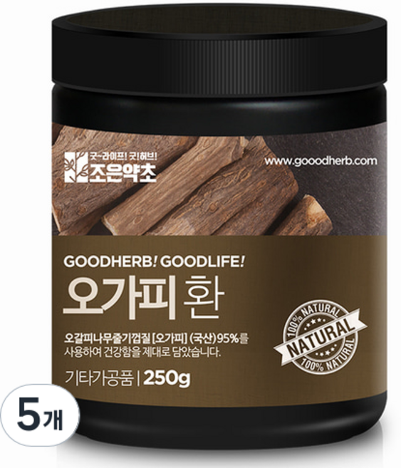 조은약초 프리미엄 오가피환, 250g, 5개