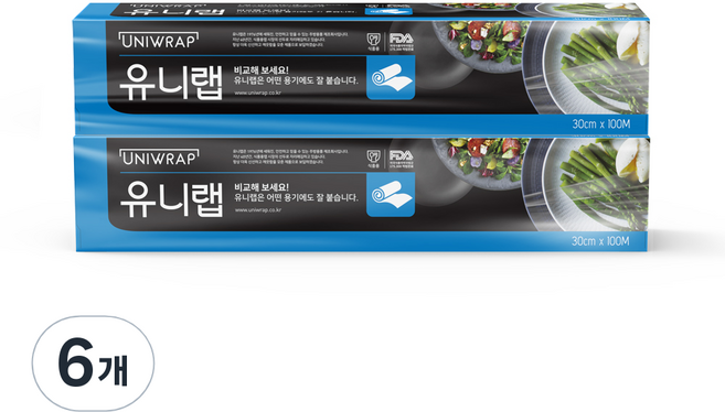 유니랩 가정용랩, 100m, 6개