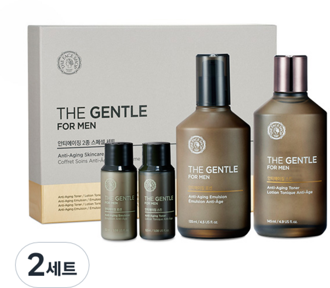 더페이스샵 더 젠틀 포맨 안티에이징 2종 세트, 2세트