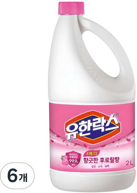 유한락스 후로랄, 2L, 6개