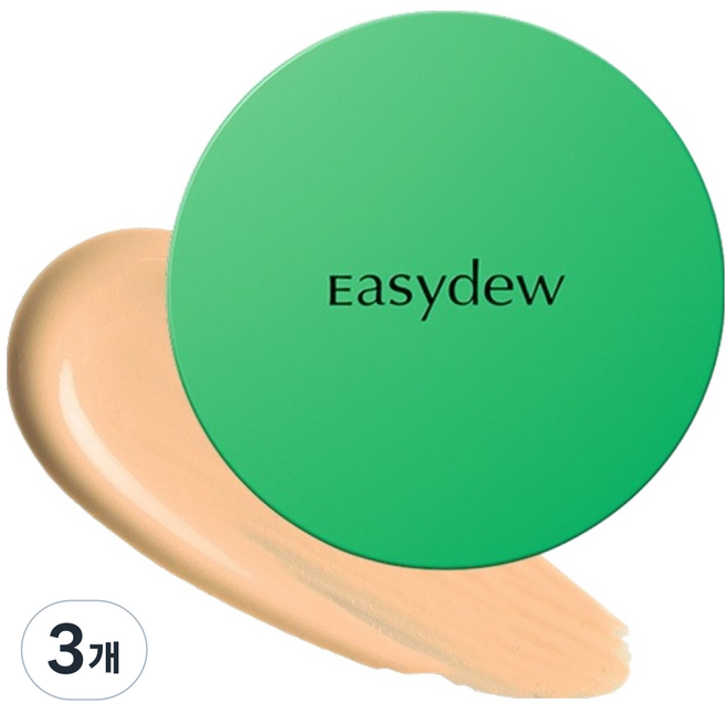 이지듀 멜라 비 토닝 기미 앰플 미니 쿠션 8g, 22호 라이트베이지, 3개