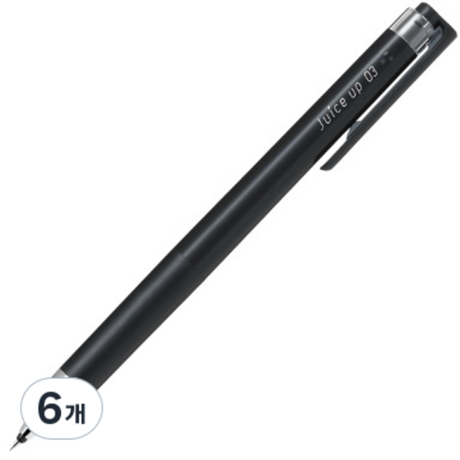 PILOT 百樂 Juice up 果汁筆 0.3mm, 黑色, 6個