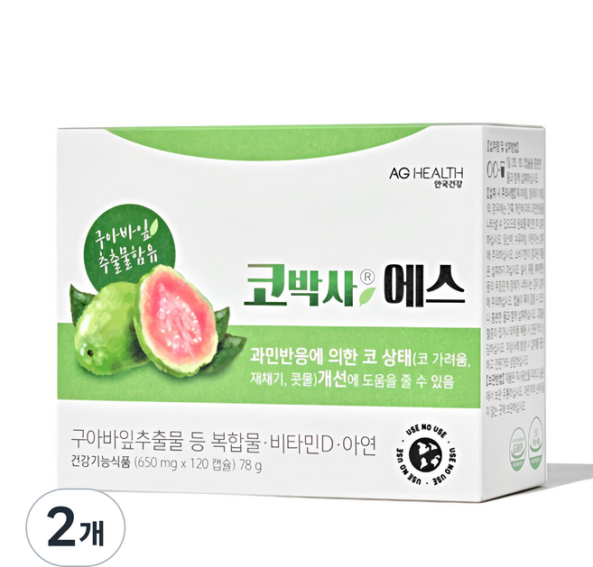 안국건강 코박사 에스, 120정, 2개