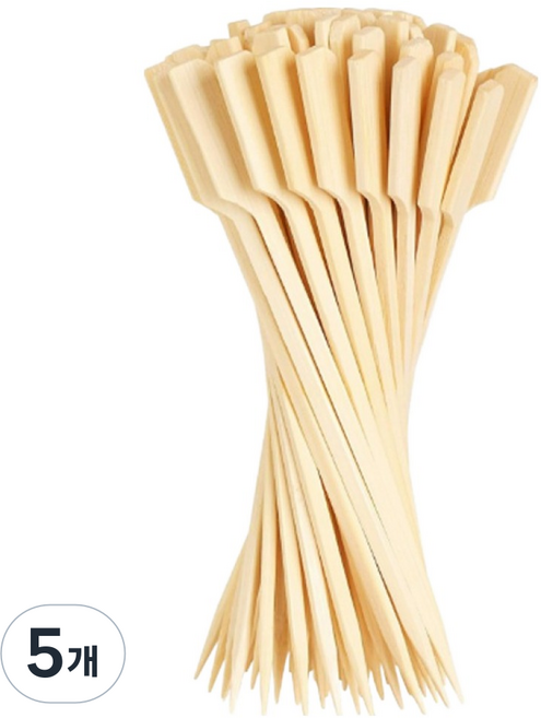 Apnalchangchang 多用途竹柄烤肉串 20cm, 100入, 5個