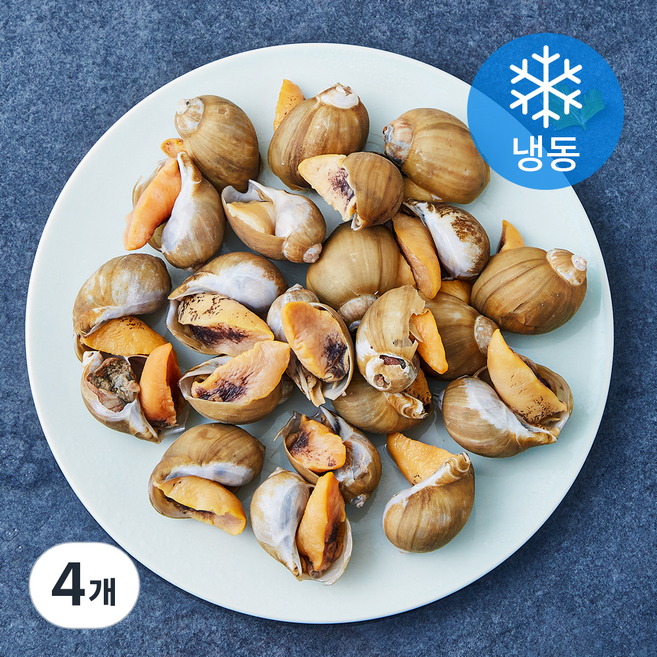 송도씨 국내산 서해안 골뱅이 (냉동), 4개, 400g