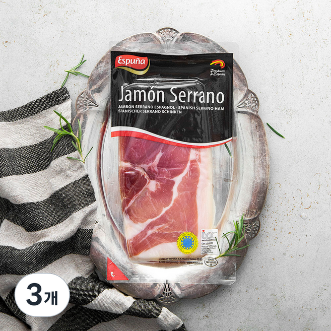 에스푸나 하몽 세라노, 100g, 3개