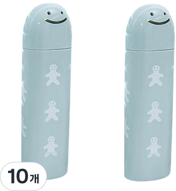 더자카 쿠키스마일 칫솔케이스 블루, 10개