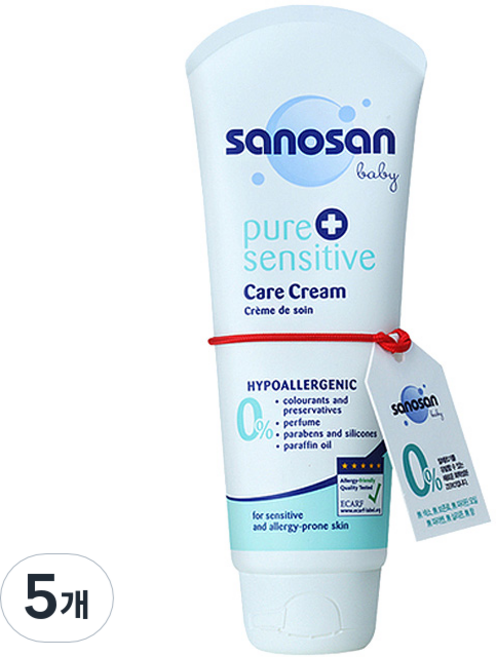 사노산 퓨어 센서티브 케어 크림, 100ml, 5개