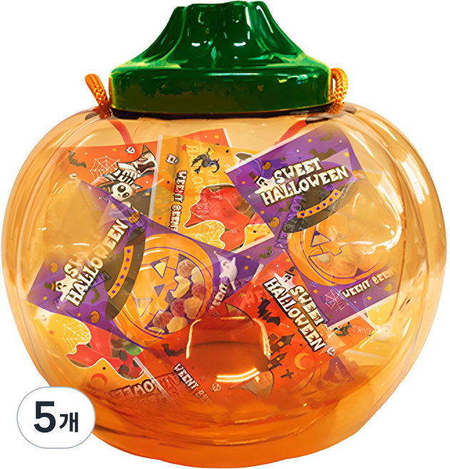 위니비니 투명 호박 바구니 대, 320g, 5개