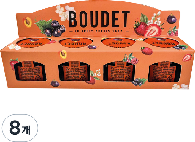 부데 무화과잼, 28g, 8개