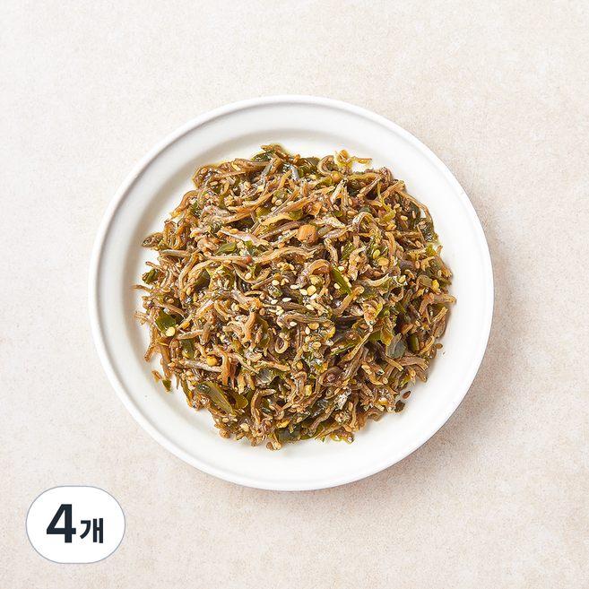 식도감 청양고추 멸치 비빔장, 200g, 4개