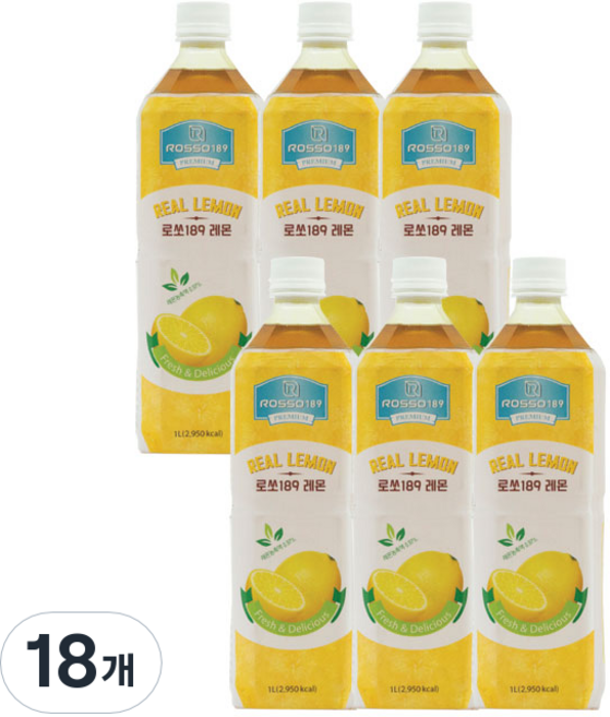 로쏘189 레몬베이스, 1L, 18개