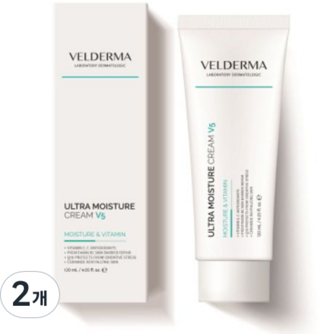 벨더마 울트라 모이스쳐 크림 V5, 120ml, 2개