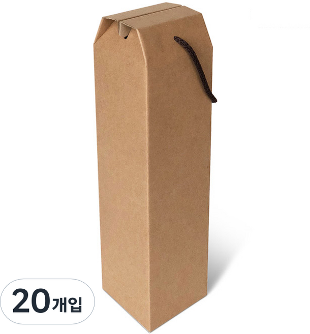 미르코리아 포장박스 고급형 와인 중 1구, 혼합 색상, 20개입