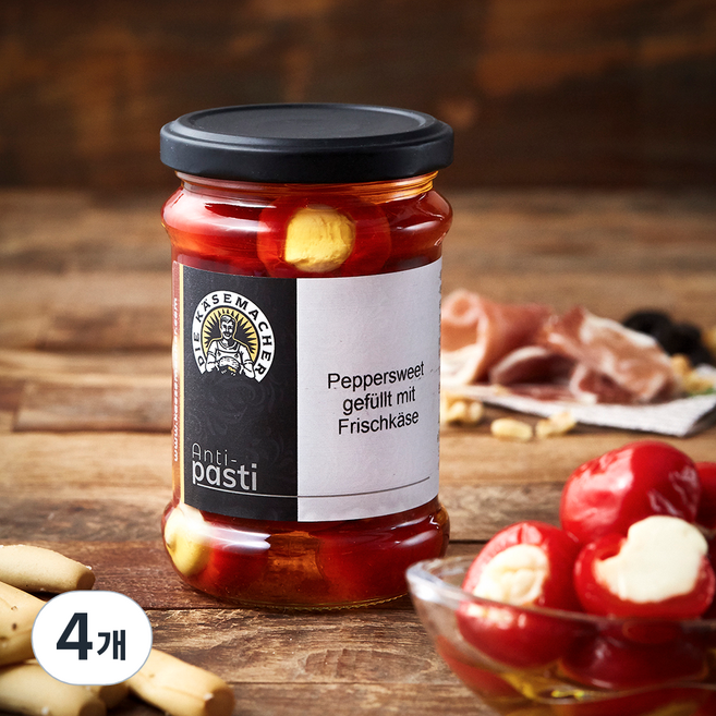 디케제마허 체리페퍼 위드 치즈, 4개, 250g