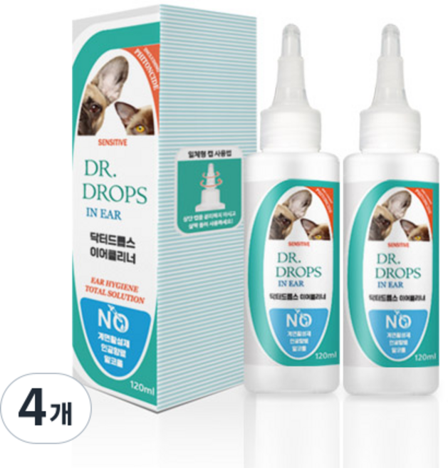 메이웰 편백수 닥터드롭스 이어클리너, 120ml, 4개