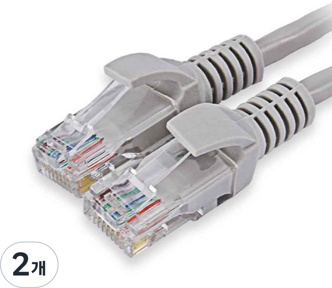 칼론 CAT5 랜선 랜케이블, 그레이, 2개, 30m