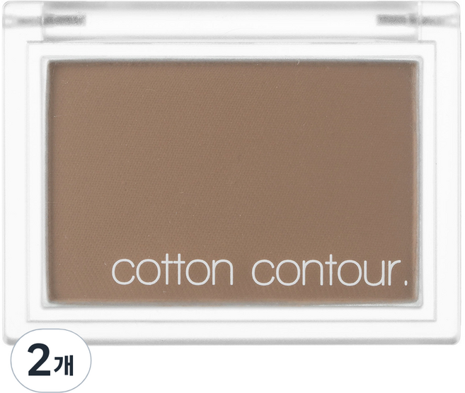 미샤 코튼 컨투어 셰이딩 4g, 스모크드 헤이즐, 2개