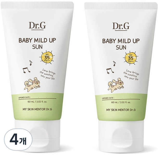 닥터지 베이비 마일드 업 선 SPF35 PA+++, 60ml, 4개