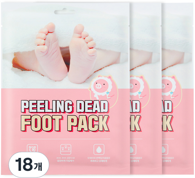 미팩토리 필링 데드 풋 팩, 1개입, 18개