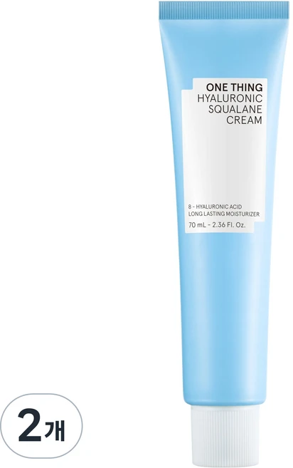원씽 히알루로닉 스쿠알란 크림, 2개, 70ml - 쿠팡