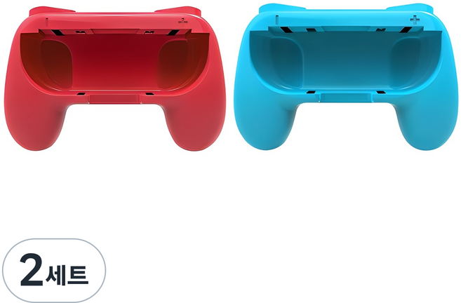DOBE 닌텐도스위치 컨트롤러 그립, 레드 + 블루, 2세트