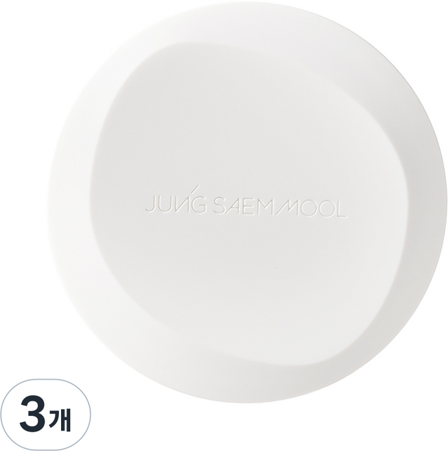JUNG SAEM MOOL 鄭瑄茉 專業持妝紋理貼合網紗氣墊粉餅, 3個, 13 雪白色