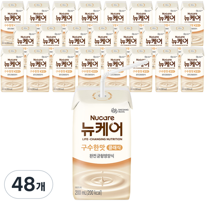 뉴케어 구수한맛 클래식 완전균형영양식, 200ml, 48개