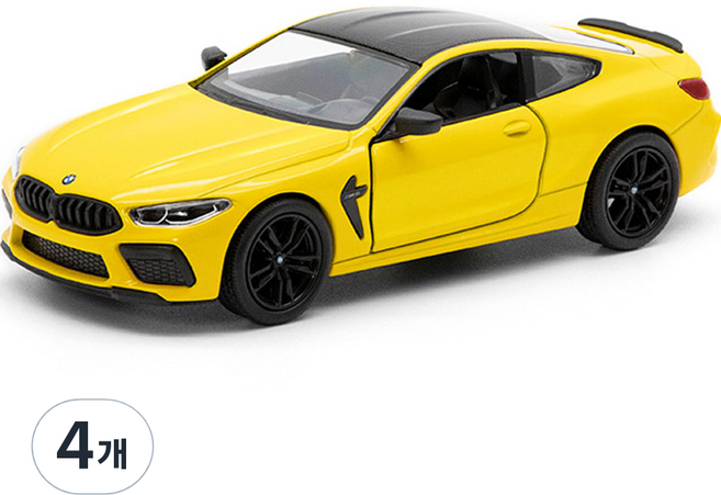 킨스마트 BMW M8 Competition Coupe 피규어 랜덤발송, 4개
