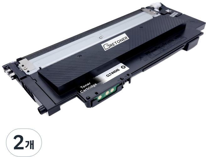 그래토너 삼성 CLT-K404S 호환 재생 토너, 검정, 2개