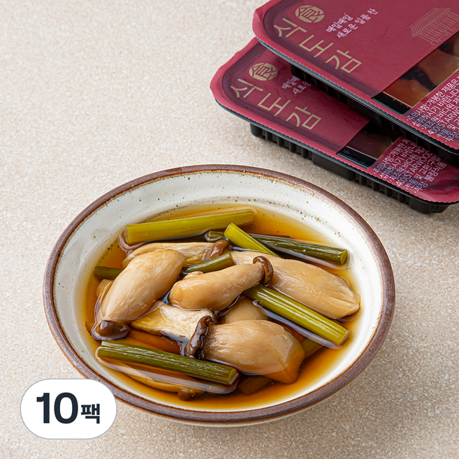 바다원 식도감 미니새송이버섯조림, 150g, 10팩