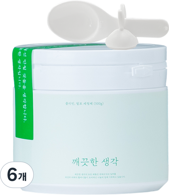 깨끗한생각 클리빈 발포세정제, 500g, 6개