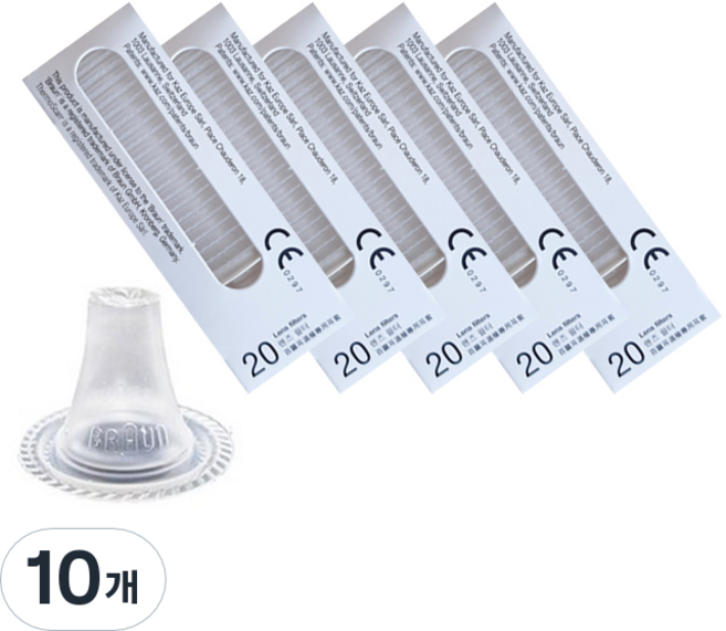 BRAUN 체온계 필터 LF200 20p, 10개