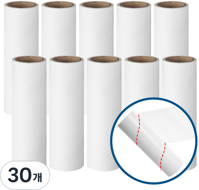 코멧 사선컷팅 테이프 클리너 리필 16cm x 12m, 30개