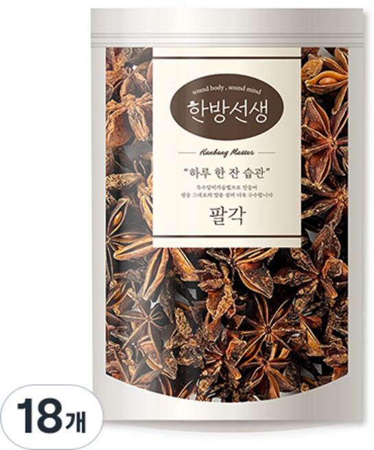 한방선생 팔각, 100g, 18개